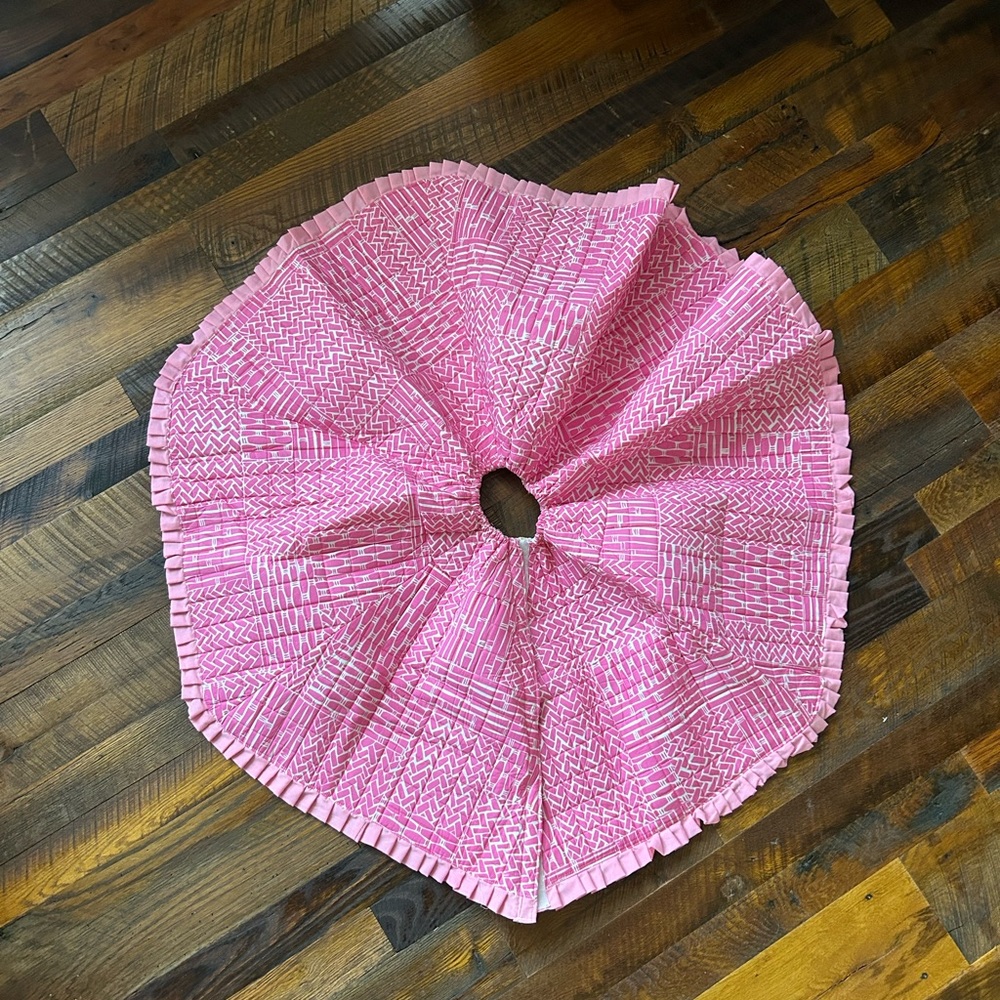 Vintage Pink Lilly Pulitzer Tree Skirt